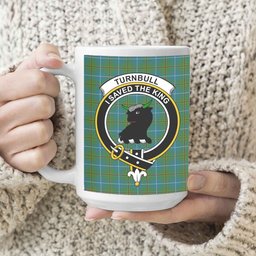 ScosTee Shop Scottish Turnbull Hunting Ancient Clan Crest Tartan Ceramic Mug