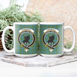 ScosTee Shop Scottish Turnbull Hunting Ancient Clan Crest Tartan Ceramic Mug