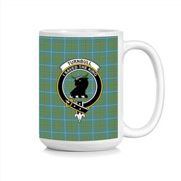 ScosTee Shop Scottish Turnbull Hunting Ancient Clan Crest Tartan Ceramic Mug