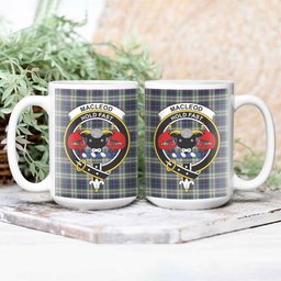 ScosTee Shop Scottish MacLeod Of Californian Crest Tartan Ceramic Mug