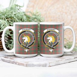 ScosTee Shop Scottish Stewart of Appin Ancient Clan Crest Tartan Ceramic Mug