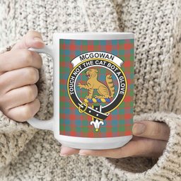 ScosTee Shop Scottish McGowan Ancient Crest Tartan Ceramic Mug