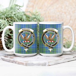 ScosTee Shop Scottish Wishart Hunting Ancient Clan Crest Tartan Ceramic Mug