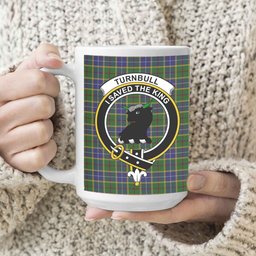 ScosTee Shop Scottish Turnbull of Thornton Crest Tartan Ceramic Mug