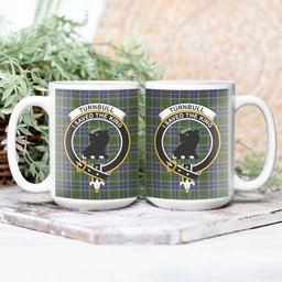 ScosTee Shop Scottish Turnbull of Thornton Crest Tartan Ceramic Mug