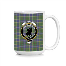 ScosTee Shop Scottish Turnbull of Thornton Crest Tartan Ceramic Mug