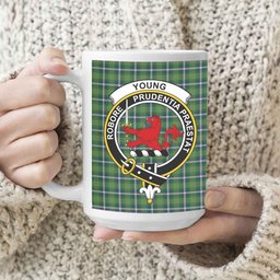 ScosTee Shop Scottish Young Life International Scotland Crest Tartan Ceramic Mug