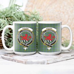 ScosTee Shop Scottish Young Life International Scotland Crest Tartan Ceramic Mug