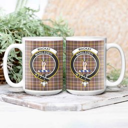 ScosTee Shop Scottish MacKay of Strathnaver Ancient Crest Tartan Ceramic Mug