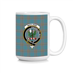 ScosTee Shop Scottish MacLaine of Lochbuie Hunting Ancient Crest Tartan Ceramic Mug