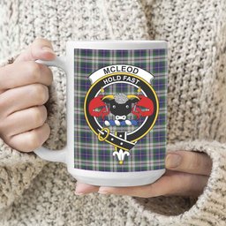 ScosTee Shop Scottish McLeod Of Californian Crest Tartan Ceramic Mug