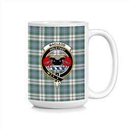 ScosTee Shop Scottish MacLeod Of Californian Ancient Crest Tartan Ceramic Mug