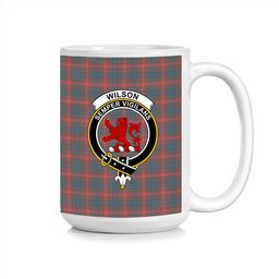 ScosTee Shop Scottish Wilson 04 Crest Tartan Ceramic Mug