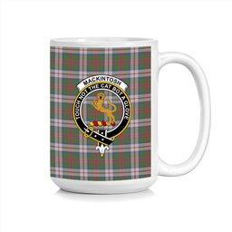 ScosTee Shop Scottish MacKintosh Dress Scott Adie Crest Tartan Ceramic Mug