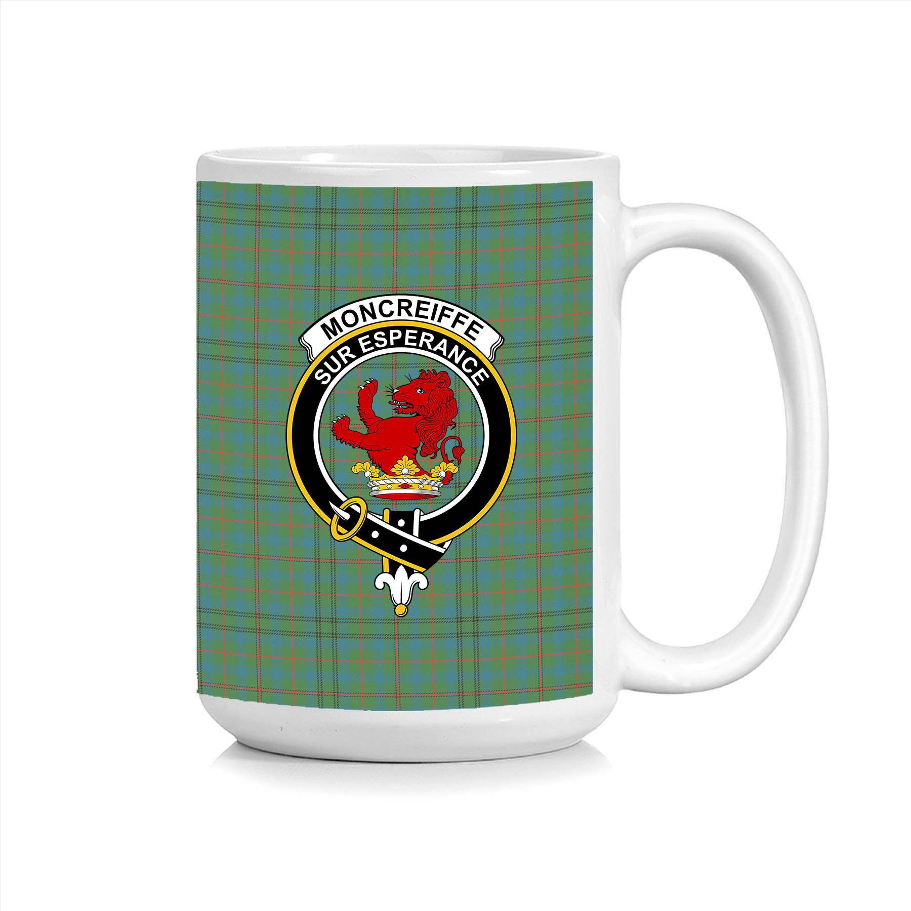 ScosTee Shop Scottish Moncreiffe of Atholl Ancient Crest Tartan Ceramic Mug