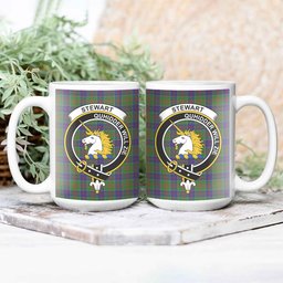 ScosTee Shop Scottish Stewart of Appin Hunting Modern Crest Tartan Ceramic Mug
