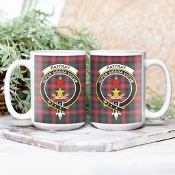 ScosTee Shop Scottish Rattray of Lude Modern Crest Tartan Ceramic Mug