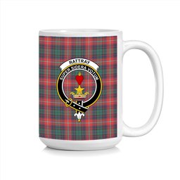 ScosTee Shop Scottish Rattray of Lude Modern Crest Tartan Ceramic Mug