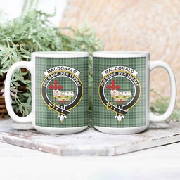 ScosTee Shop Scottish MacDonald Lord of the Isles Hunting SC Crest Tartan Ceramic Mug