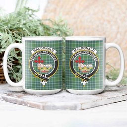 ScosTee Shop Scottish MacDonald Lord of the Isles Hunting Ancient Crest Tartan Ceramic Mug