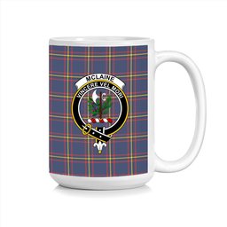 ScosTee Shop Scottish McLaine of Lochbuie Hunting Modern Crest Tartan Ceramic Mug