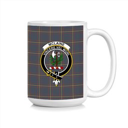 ScosTee Shop Scottish McLaine of Lochbuie Hunting Crest Tartan Ceramic Mug