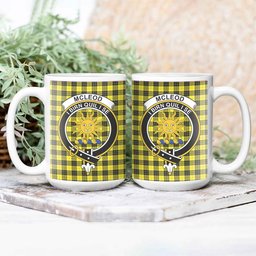 ScosTee Shop Scottish McLeod of Lewis Modern Crest Tartan Ceramic Mug