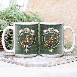 ScosTee Shop Scottish McAuley of Lewis Crest Tartan Ceramic Mug