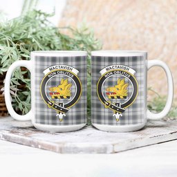 ScosTee Shop Scottish MacTavish of Dunardry Dress Crest Tartan Ceramic Mug