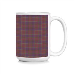 ScotsTee Shop Scottish Anderson of Kinnedear Red Tartan Ceramic Mug