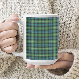 ScotsTee Shop Scottish Baillie of Polkemmet Ancient Tartan Ceramic Mug