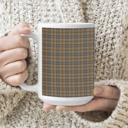 ScotsTee Shop Scottish Bruce of Kinnaird (Vivienne Westwood Design) Tartan Ceramic Mug
