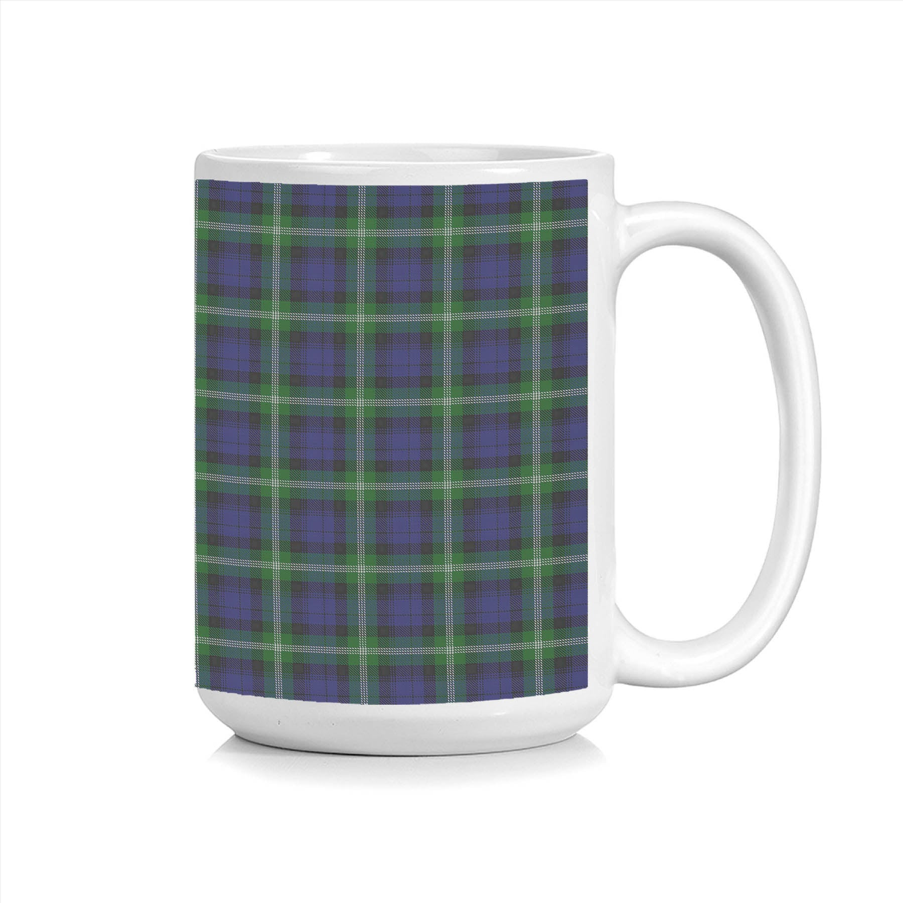 ScotsTee Shop Scottish Baillie of Polkemmet Tartan Ceramic Mug