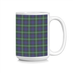 ScotsTee Shop Scottish Baillie of Polkemmet Tartan Ceramic Mug