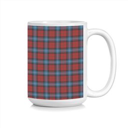 ScotsTee Shop Scottish Baillie of Polkemmet Red Tartan Ceramic Mug