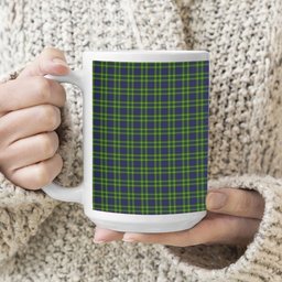 ScotsTee Shop Scottish Campbell of Breadalbane Modern Tartan Ceramic Mug