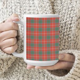 ScotsTee Shop Scottish Chisholm of Strathglass Ancient Tartan Ceramic Mug