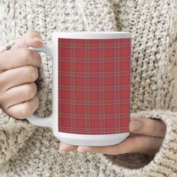 ScotsTee Shop Scottish Burnett of Leys Dress Tartan Ceramic Mug