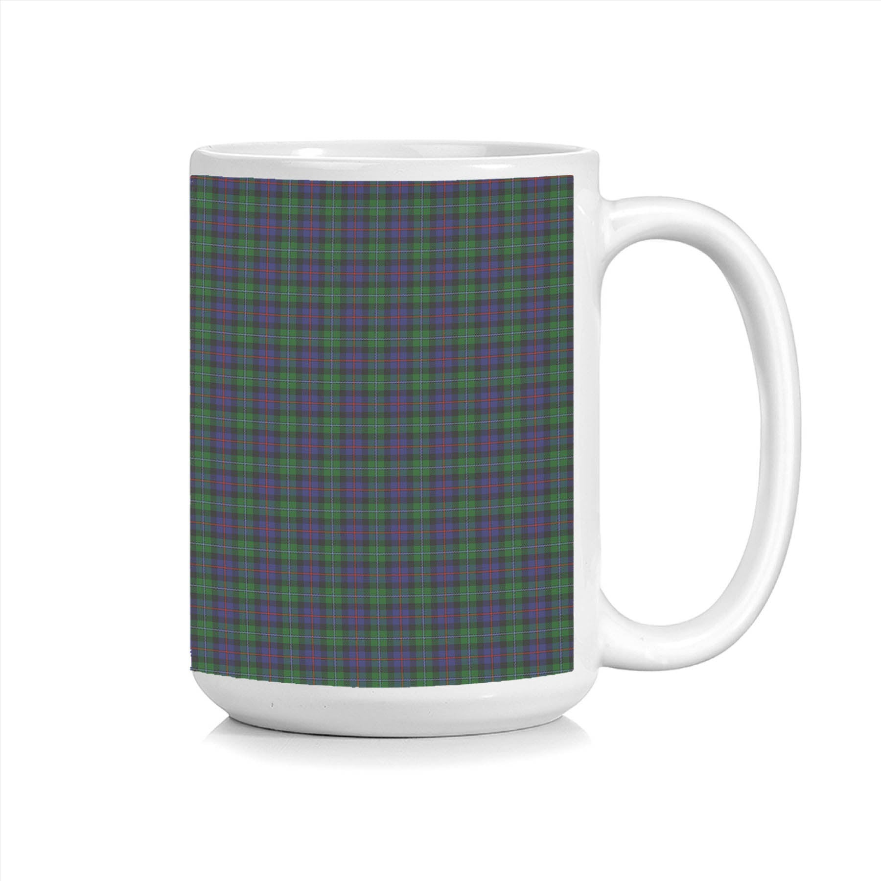 ScotsTee Shop Scottish Campbell of Cawdor Tartan Ceramic Mug