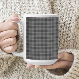 ScotsTee Shop Scottish Clergy Breacan na’n Clearach Tartan Ceramic Mug