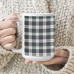 ScotsTee Shop Scottish Campbell of Cawdor Dress Modern Tartan Ceramic Mug