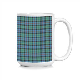 ScotsTee Shop Scottish Campbel of Cawdor Ancient Tartan Ceramic Mug