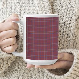 ScotsTee Shop Scottish Burnett of Leys Hunting Tartan Ceramic Mug