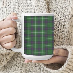 ScotsTee Shop Scottish Donald of The Isles Tartan Ceramic Mug