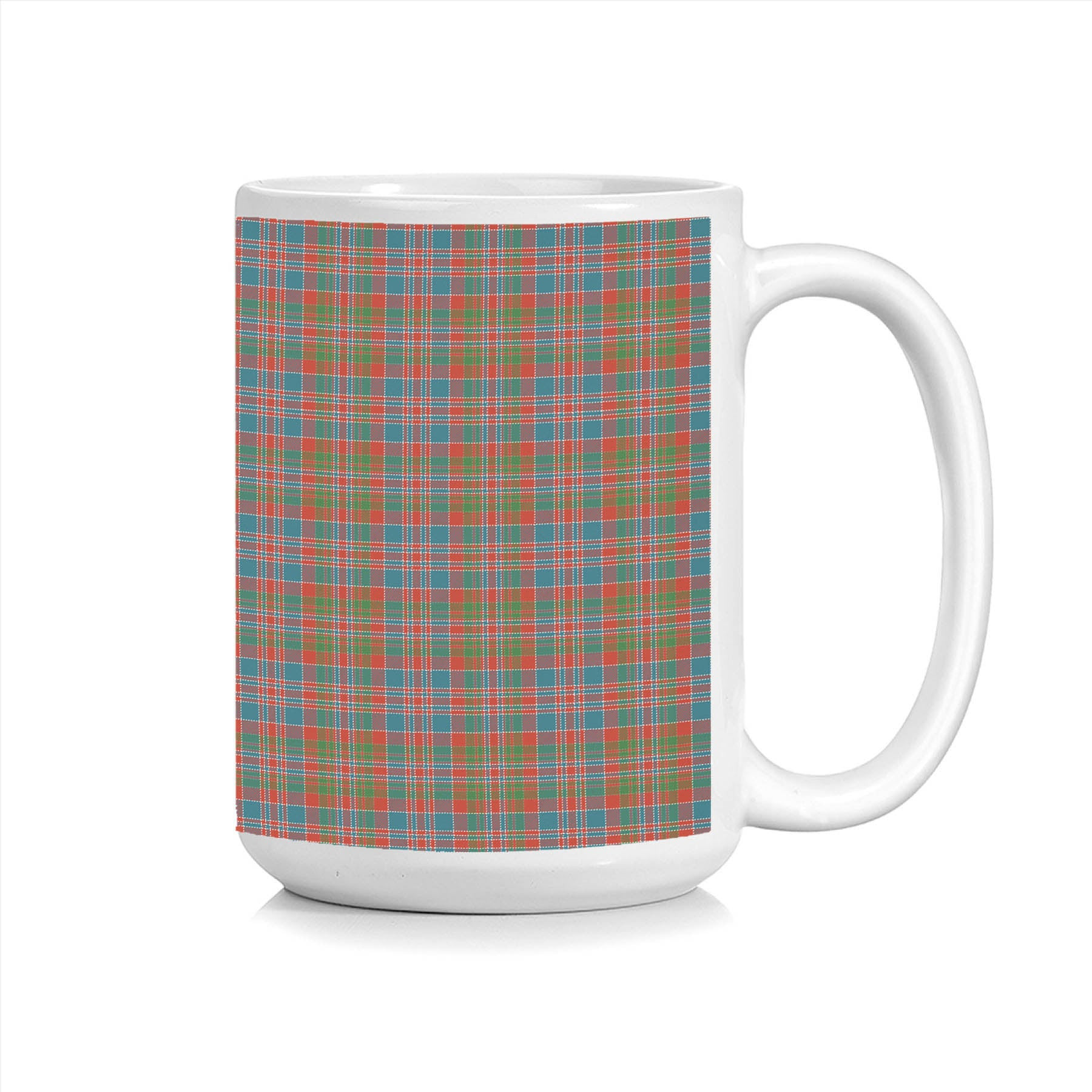 ScotsTee Shop Scottish Donald of Boisdale Ancient Tartan Ceramic Mug