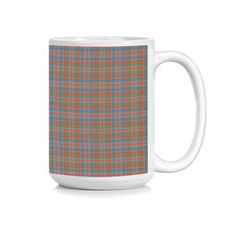 ScotsTee Shop Scottish Donald of Boisdale Ancient Tartan Ceramic Mug