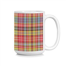 ScotsTee Shop Scottish Drummond of Strathallan Modern Tartan Ceramic Mug