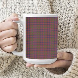 ScotsTee Shop Scottish Donald of Boisdale Tartan Ceramic Mug