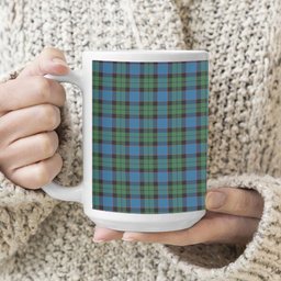 ScotsTee Shop Scottish Fergusson of Balquhidder Ancient Tartan Ceramic Mug