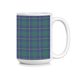 ScotsTee Shop Scottish Irvine of Bonshaw Modern Tartan Ceramic Mug